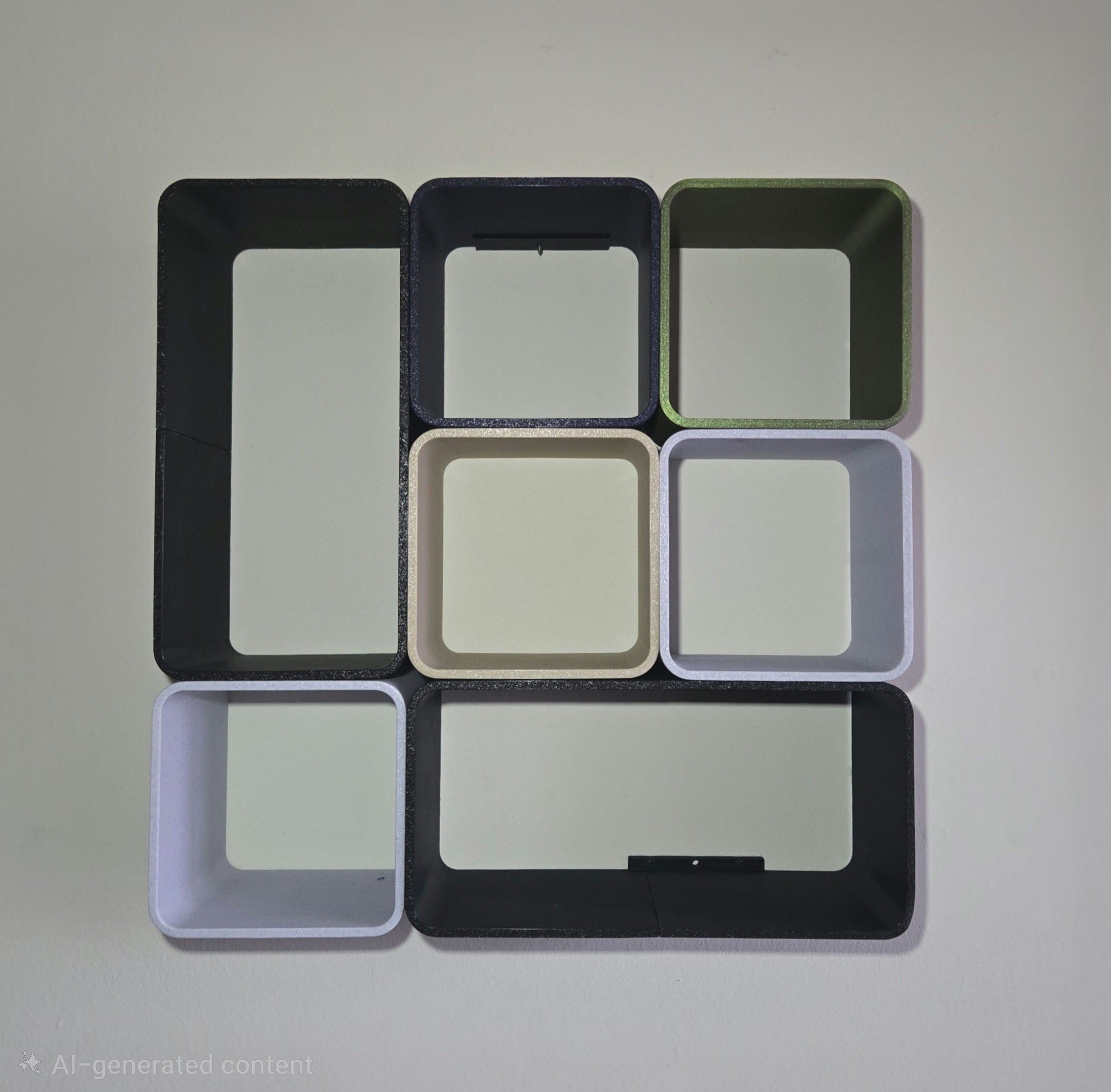 Modular Wall Shelf System™ (Cube & Hex)